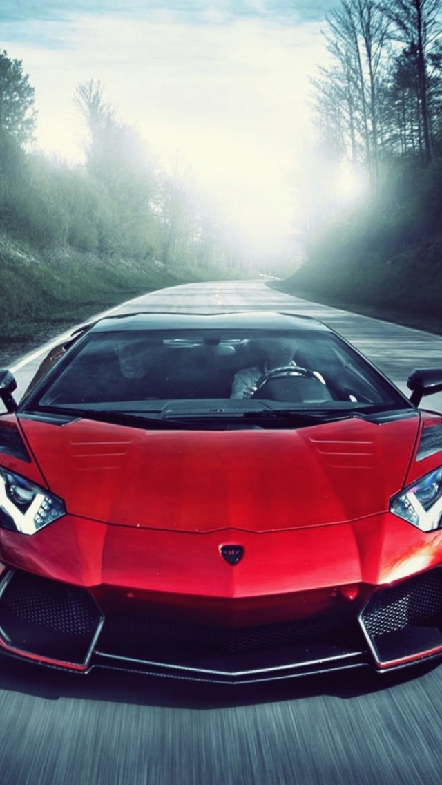 Red Lamborghini Wallpaper For Mobile - HD Wallpaper 