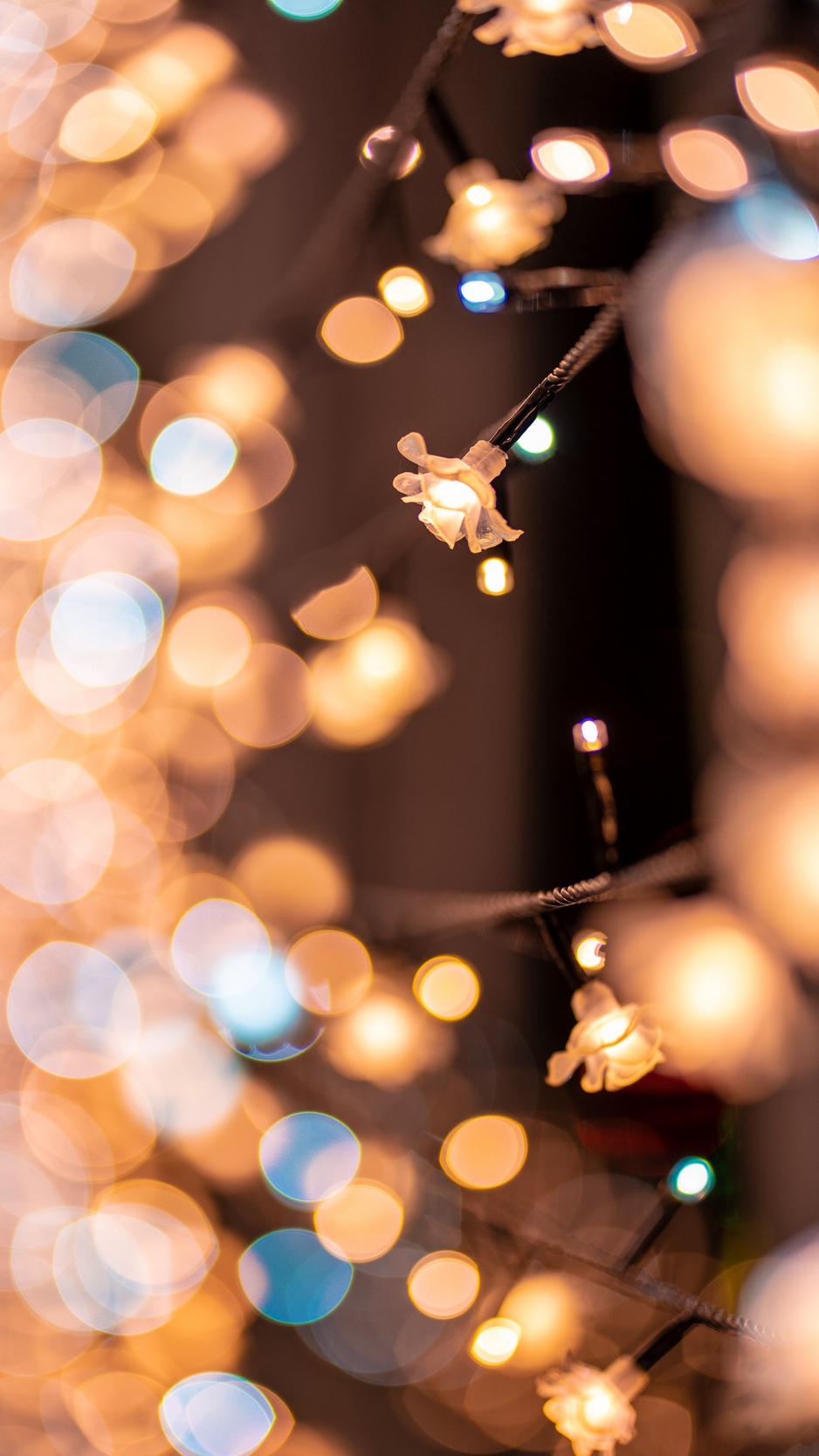 Wallpaper Garland, Glare, Bokeh, Lighting, Illumination - Lighting - HD Wallpaper 