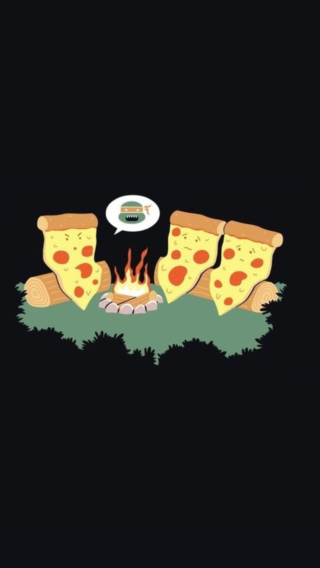 Wallpaper Descontraidos Para Smartphone - Funny Pizza - HD Wallpaper 