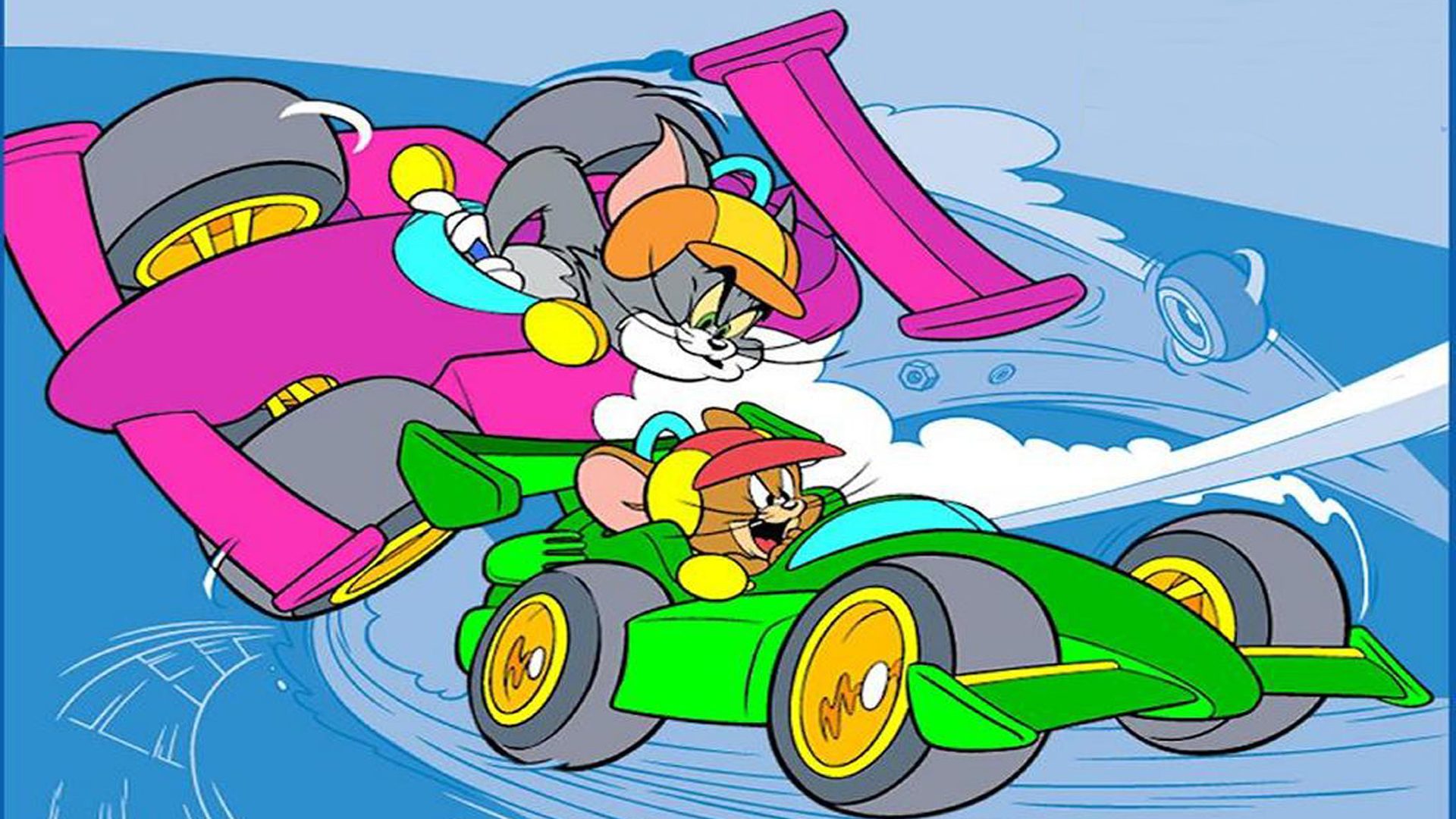 Tom And Jerry Kart - HD Wallpaper 