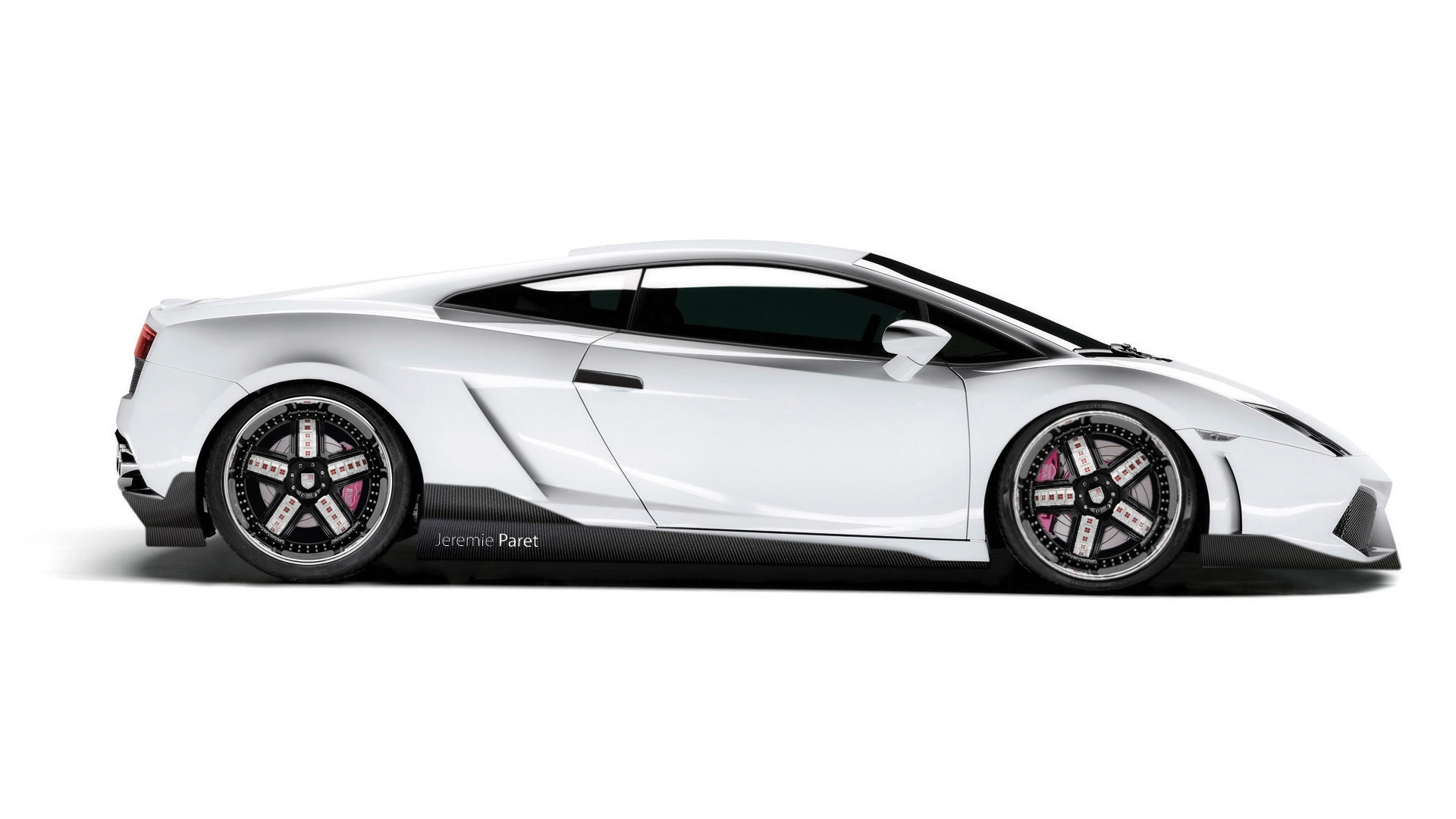 Lamborghini Gallardo White Background - HD Wallpaper 