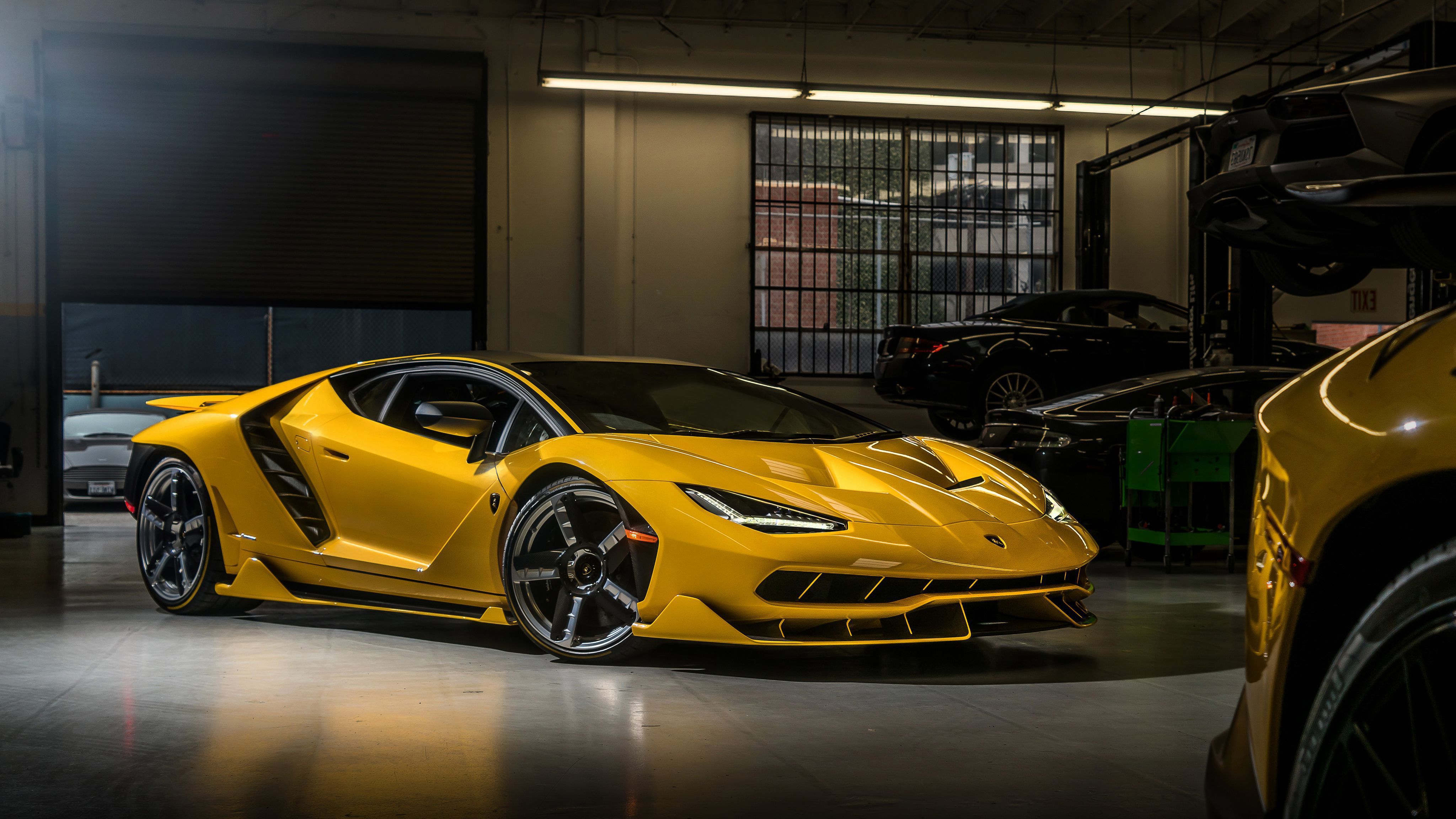 Yellow 2018 Lamborghini Centenario Lp 770-4 Cool Computer - Bad Ass Sport Car - HD Wallpaper 