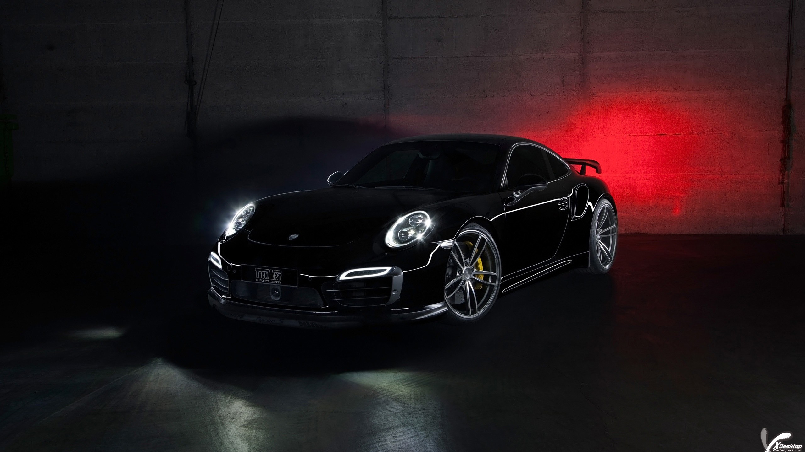 Porsche 911 Wallpaper Black - HD Wallpaper 