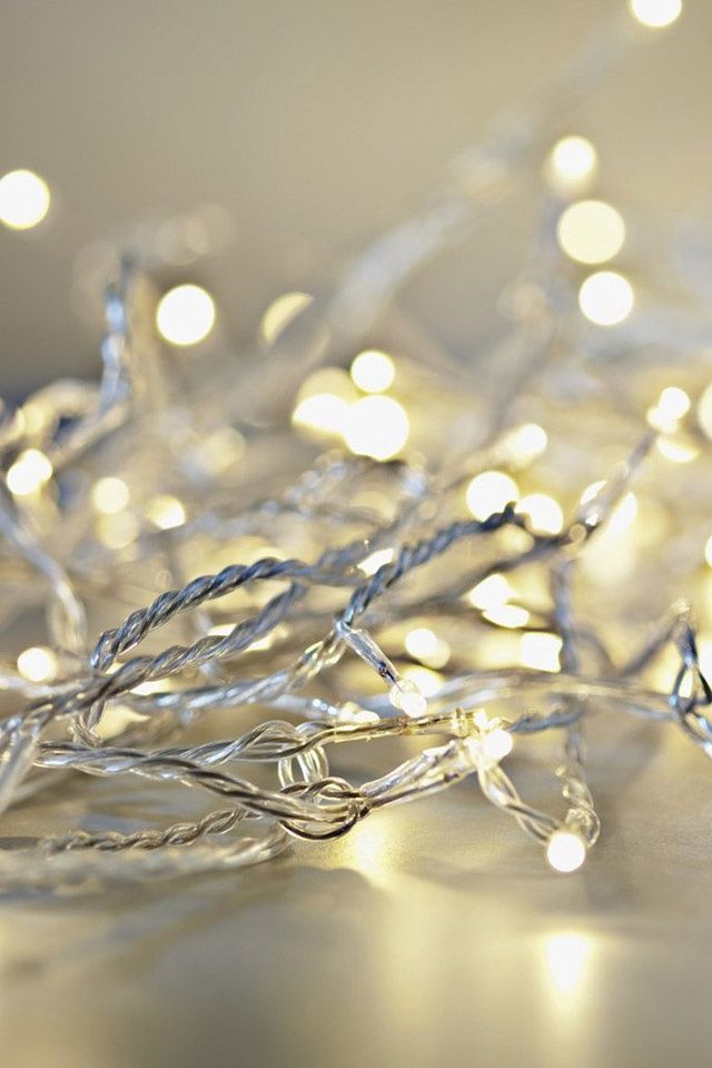 Christmas Lights Background Iphone - HD Wallpaper 