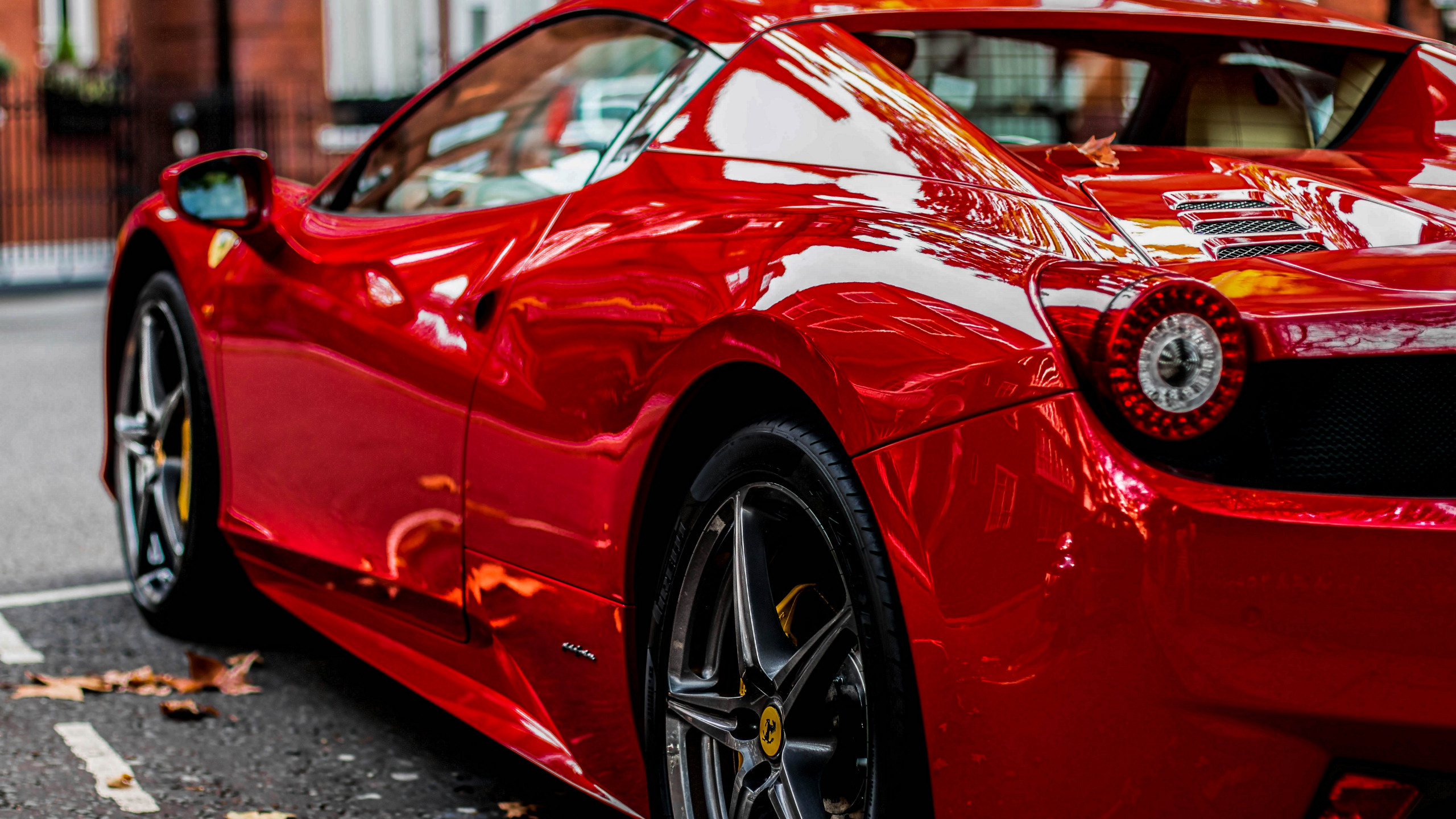 Red Ferrari Wallpaper - Paint Protection Film For Car - HD Wallpaper 