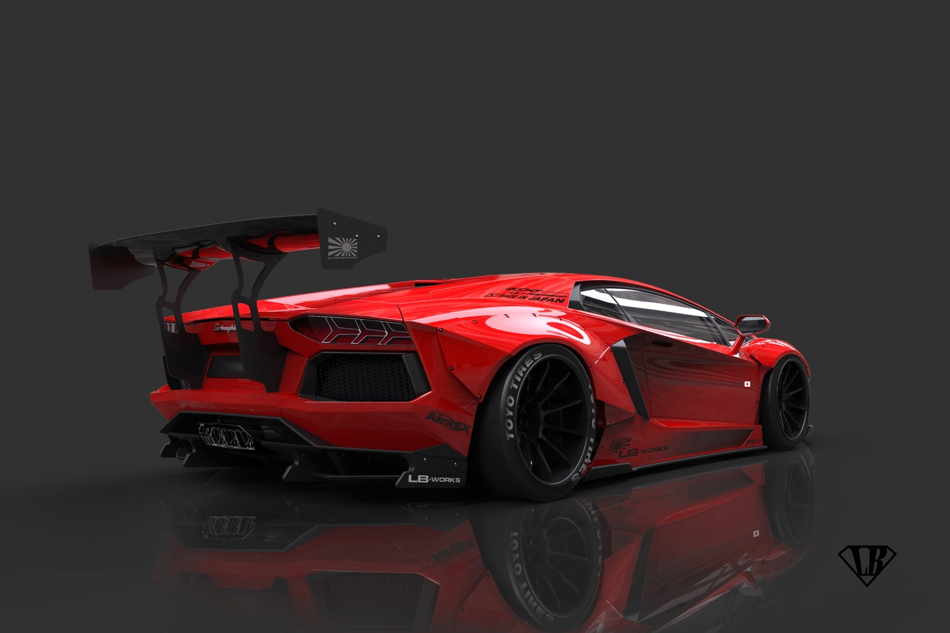 Lamborghini Aventador Con Aleron - HD Wallpaper 