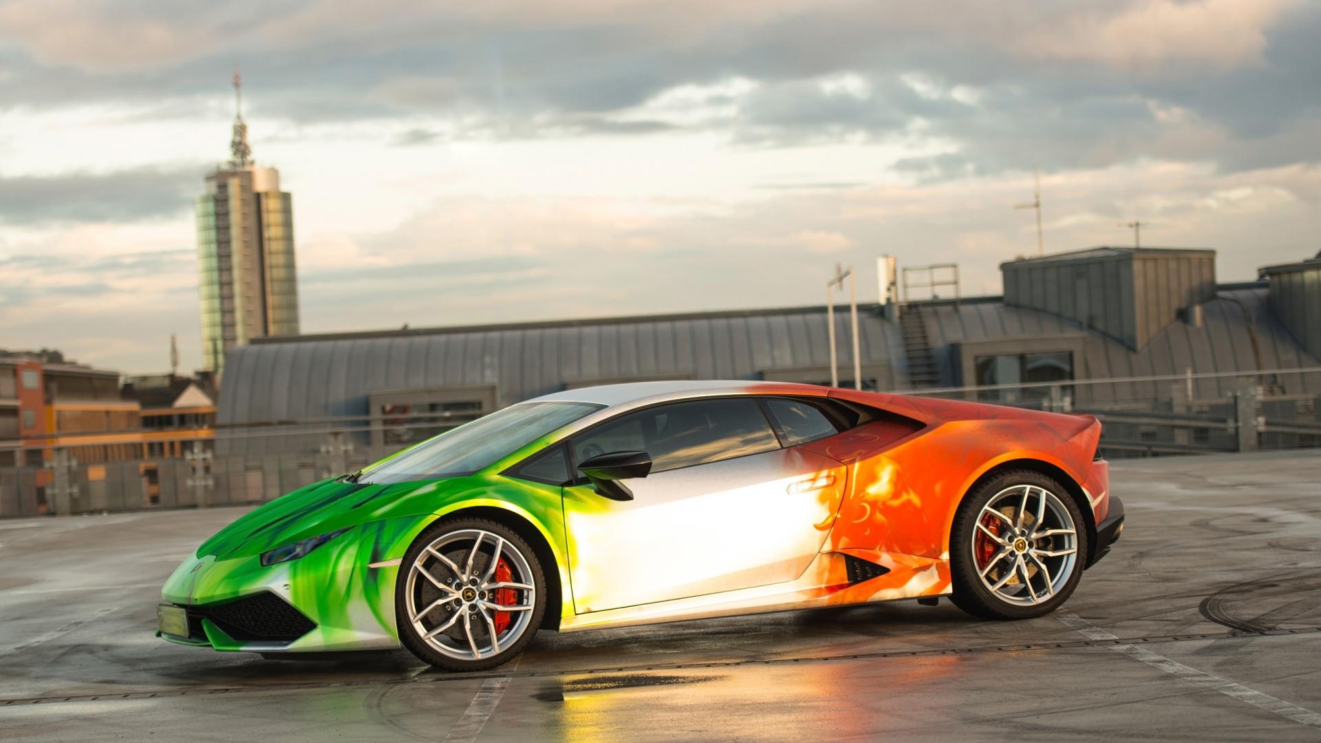 Lamborghini Wallpaper Hd - Lamborghini Huracan Cool Colors - HD Wallpaper 