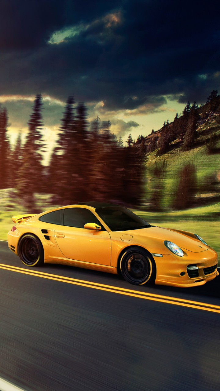 Porsche Car Wallpaper For Mobile - HD Wallpaper 