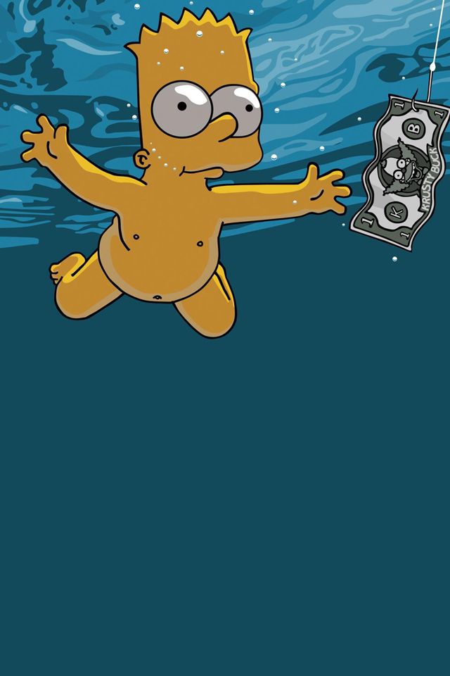 Simpson Iphone - HD Wallpaper 