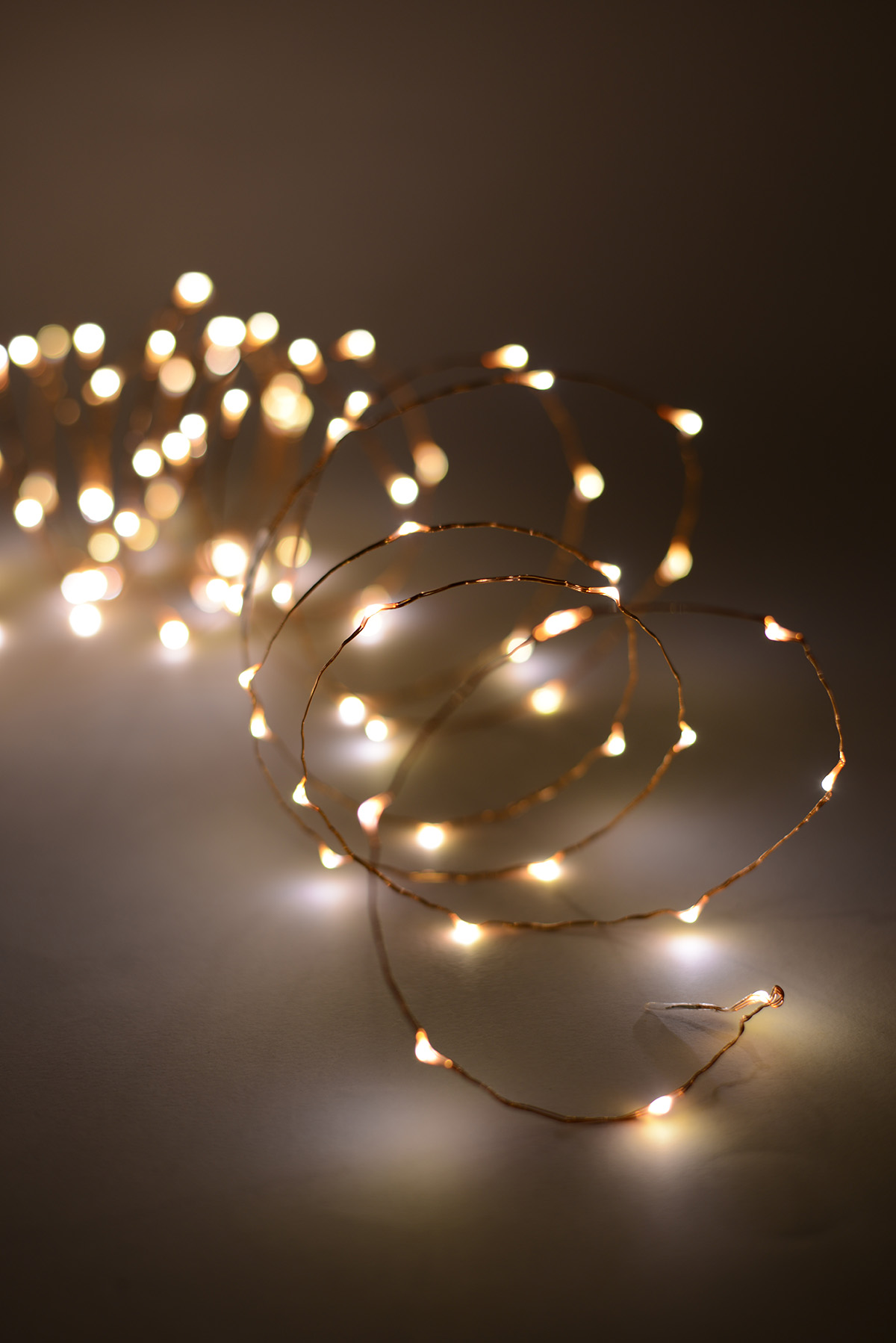 Fairy Lights In The Dark - HD Wallpaper 