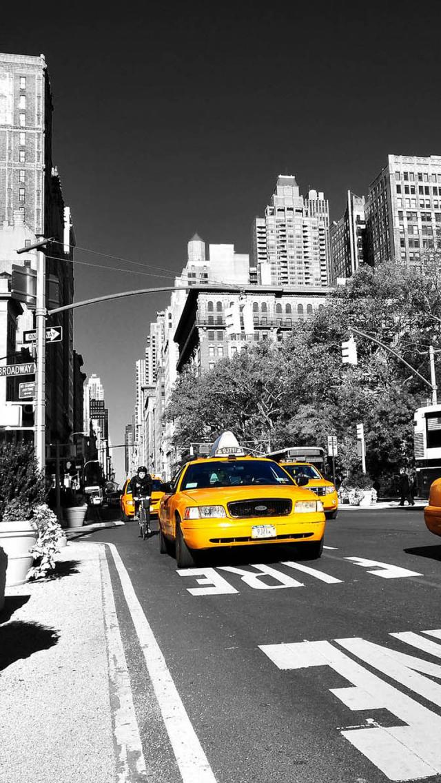New York Taxi - New York Taxi Iphone - HD Wallpaper 