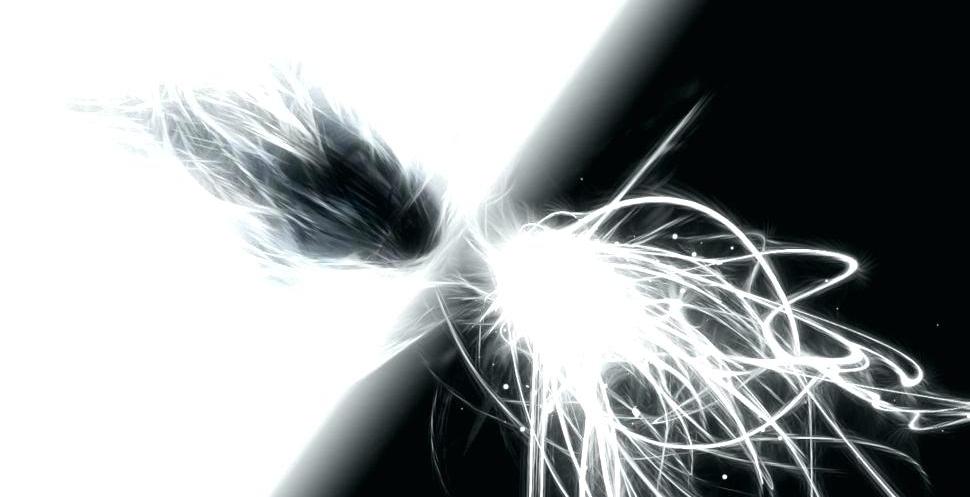 Black And White Digital Abstract Art - HD Wallpaper 