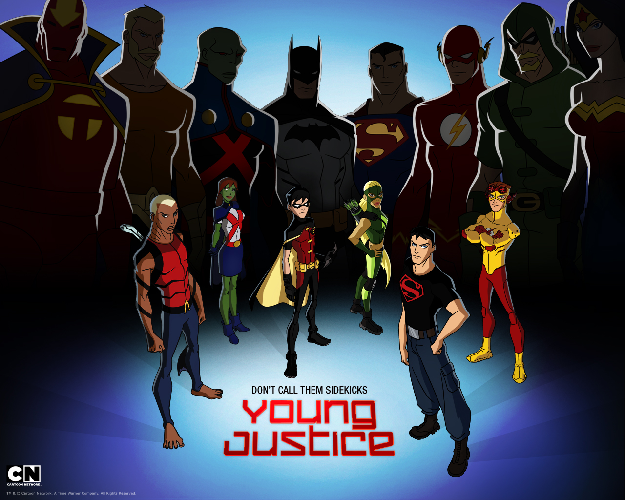 Wallpaper De Desenhos Animados - Young Justice Saison 1 - HD Wallpaper 