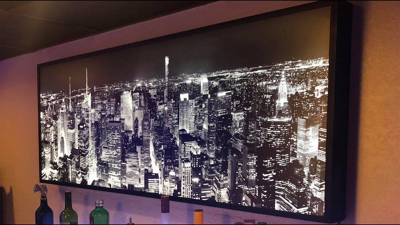 Lighted Led Wall Art - HD Wallpaper 