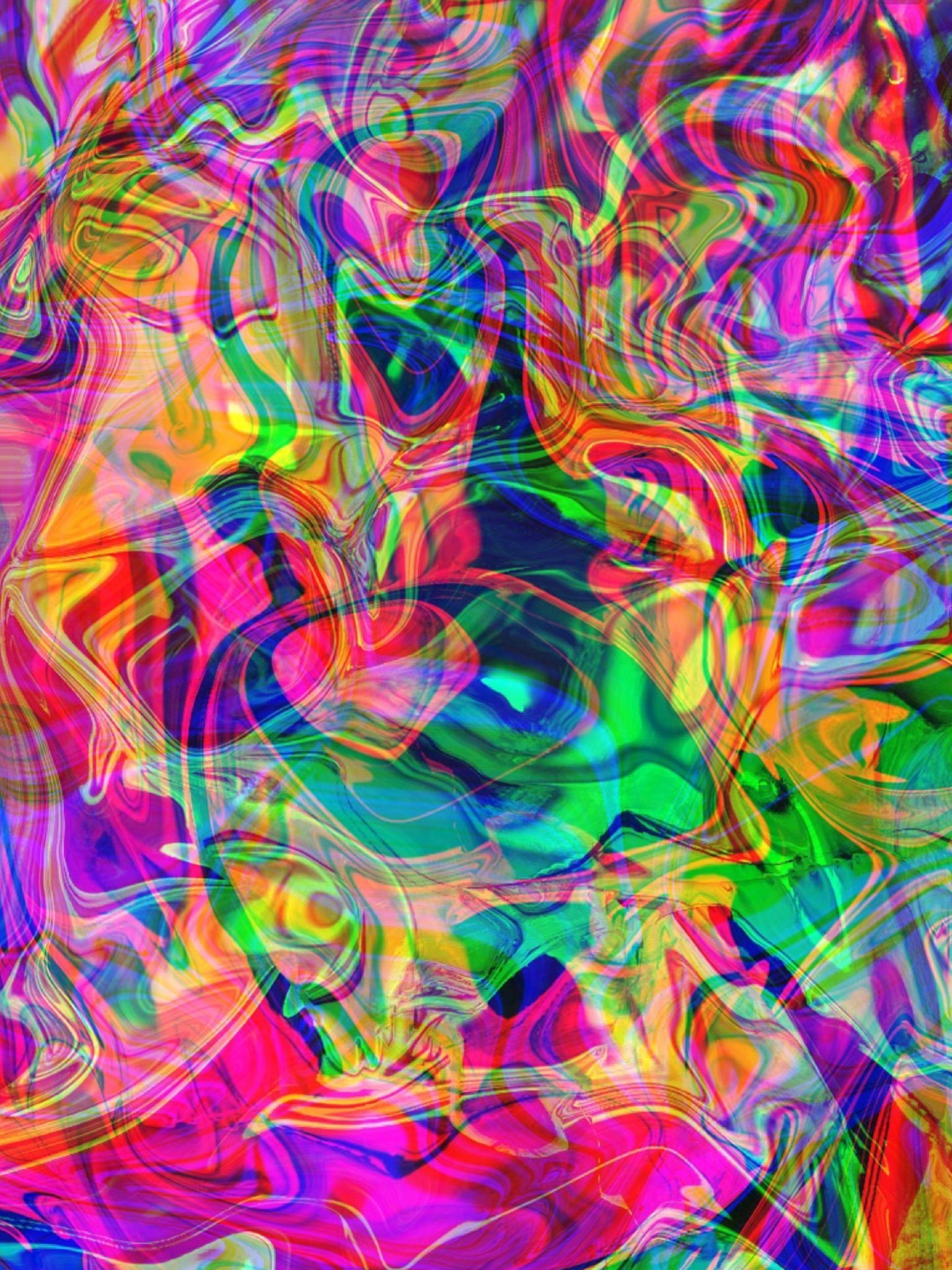 1536x2048, Acid Art, Trippy, Rap, Illusions, Abstract - Trippy Acid Background - HD Wallpaper 