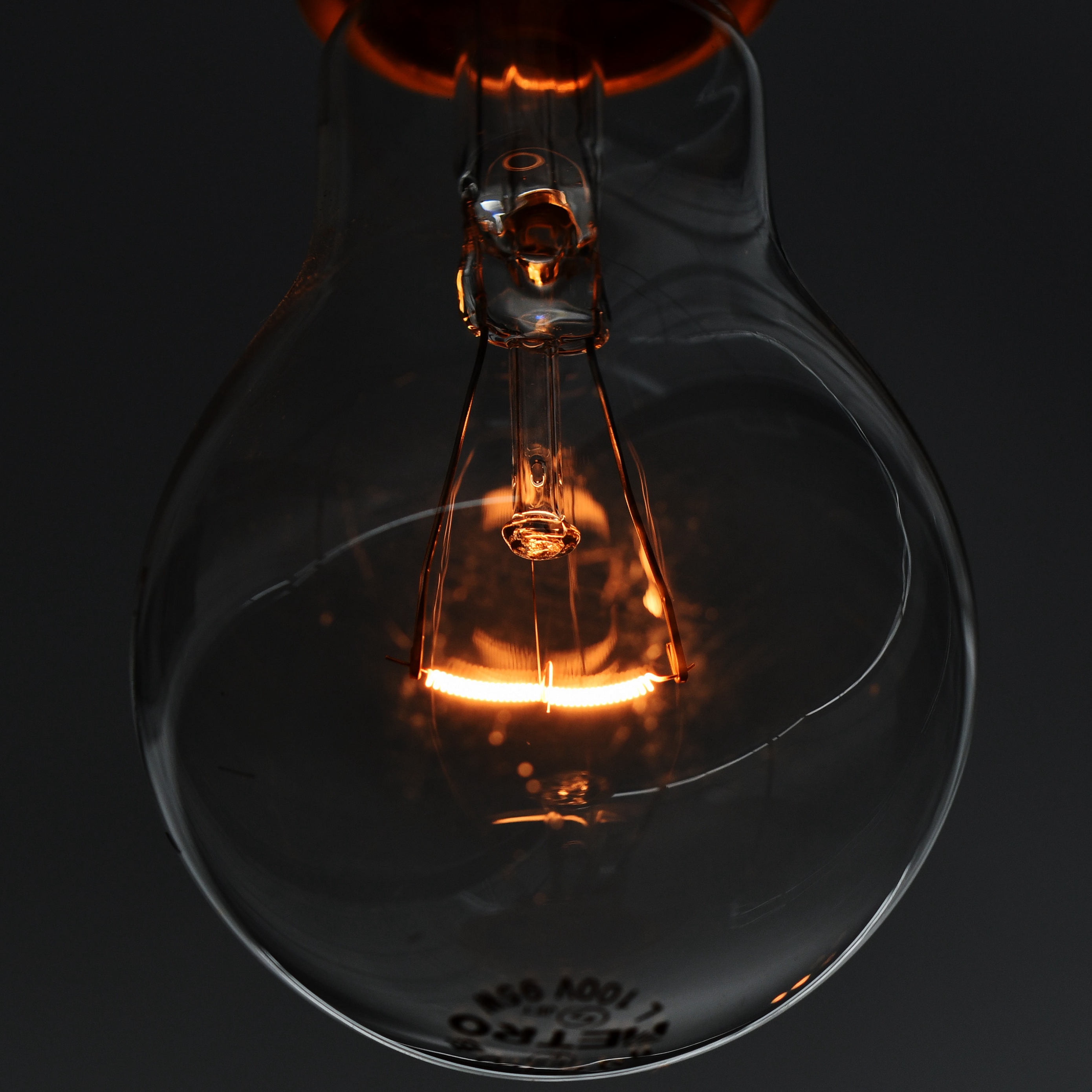 Wallpaper Light Bulb, Electricity, Glow, Macro, Close-up - Bulb Filament Hd - HD Wallpaper 