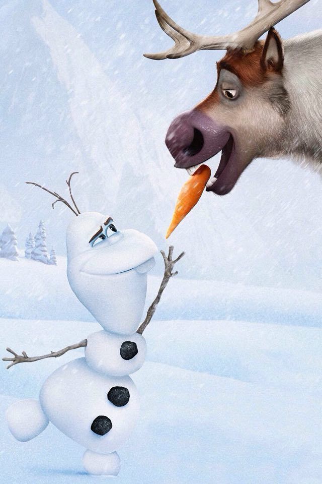 ➸ Wallpaper, Se Pegar Dê Like Ou Avise Na Ask ❥ - Olaf E Sven Frozen - HD Wallpaper 