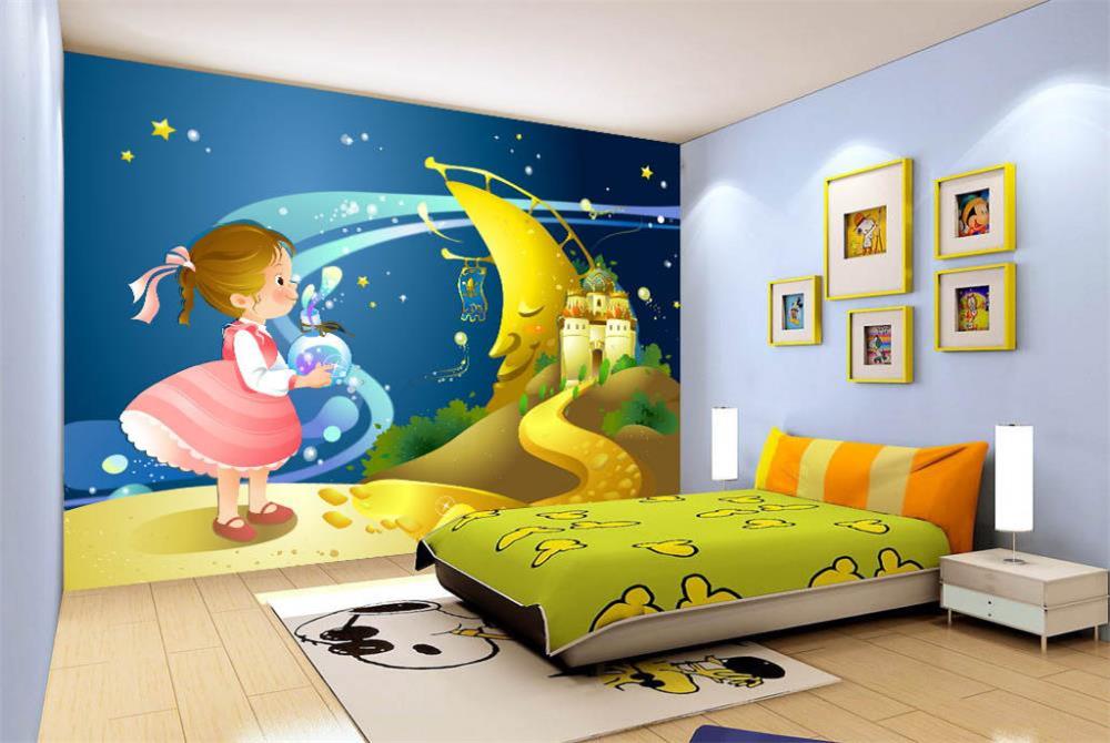 3d Wallpaper Design For Kids Room - HD Wallpaper 