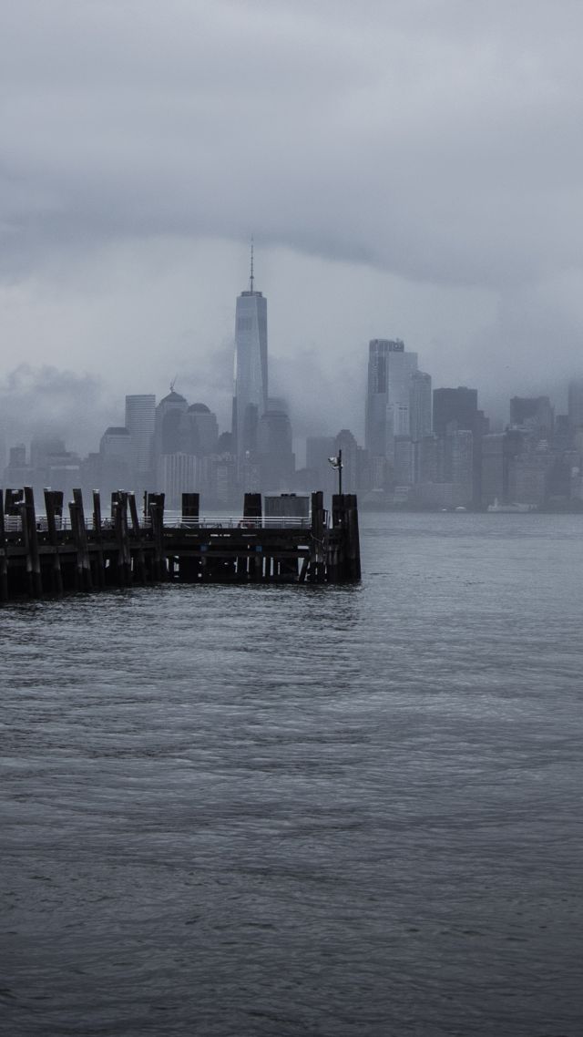 New York City, Usa, Pier, 4k - Vertical Nueva York 4k - HD Wallpaper 