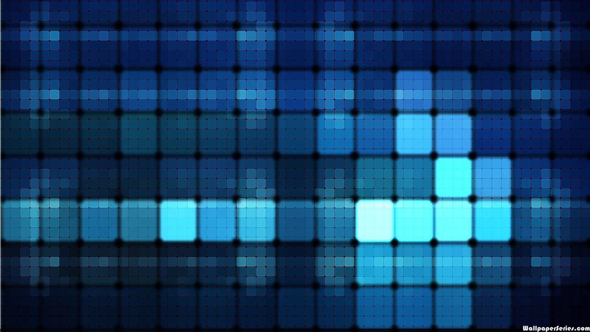 Hd Light And Dark Blue Square Pattern Wallpaper - Rainbow Disco - HD Wallpaper 