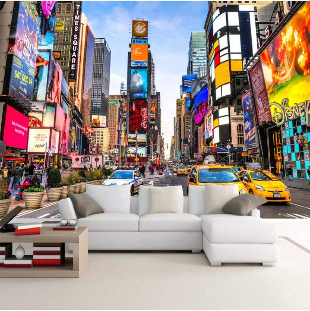 Fifikoj Custom 3d Photo Wallpaper Times Square New - Time Square Wallpaper Art - HD Wallpaper 