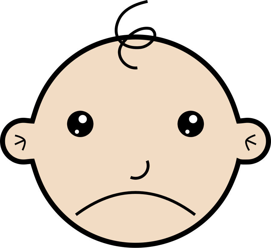Sad Boy Clipart - Sad Baby Clipart - HD Wallpaper 