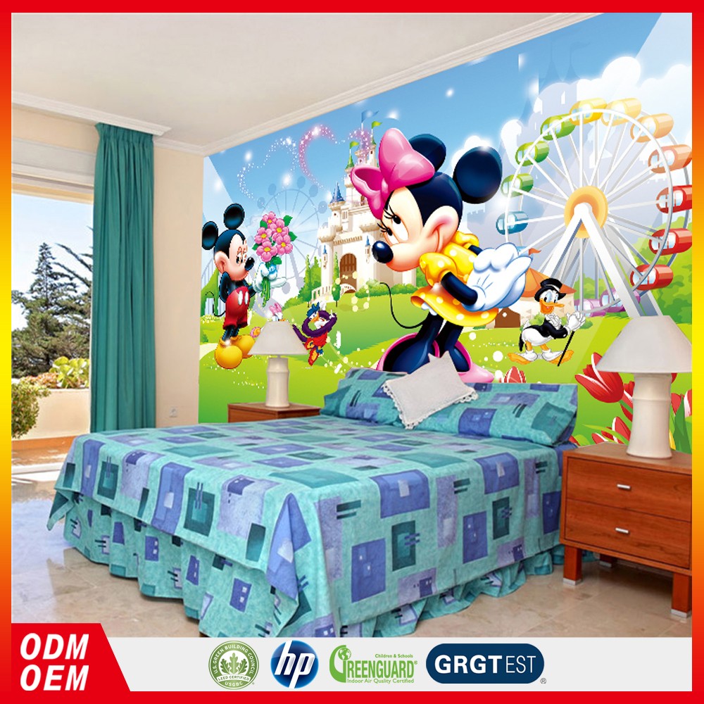 3d Wallpaper Murals Cartoon Animated Wallpaper Popular - Papel De Parede Desenho Animado - HD Wallpaper 