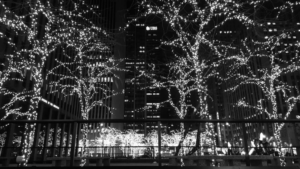 White Led Lights Preview - Nyc At Night Christmas - HD Wallpaper 