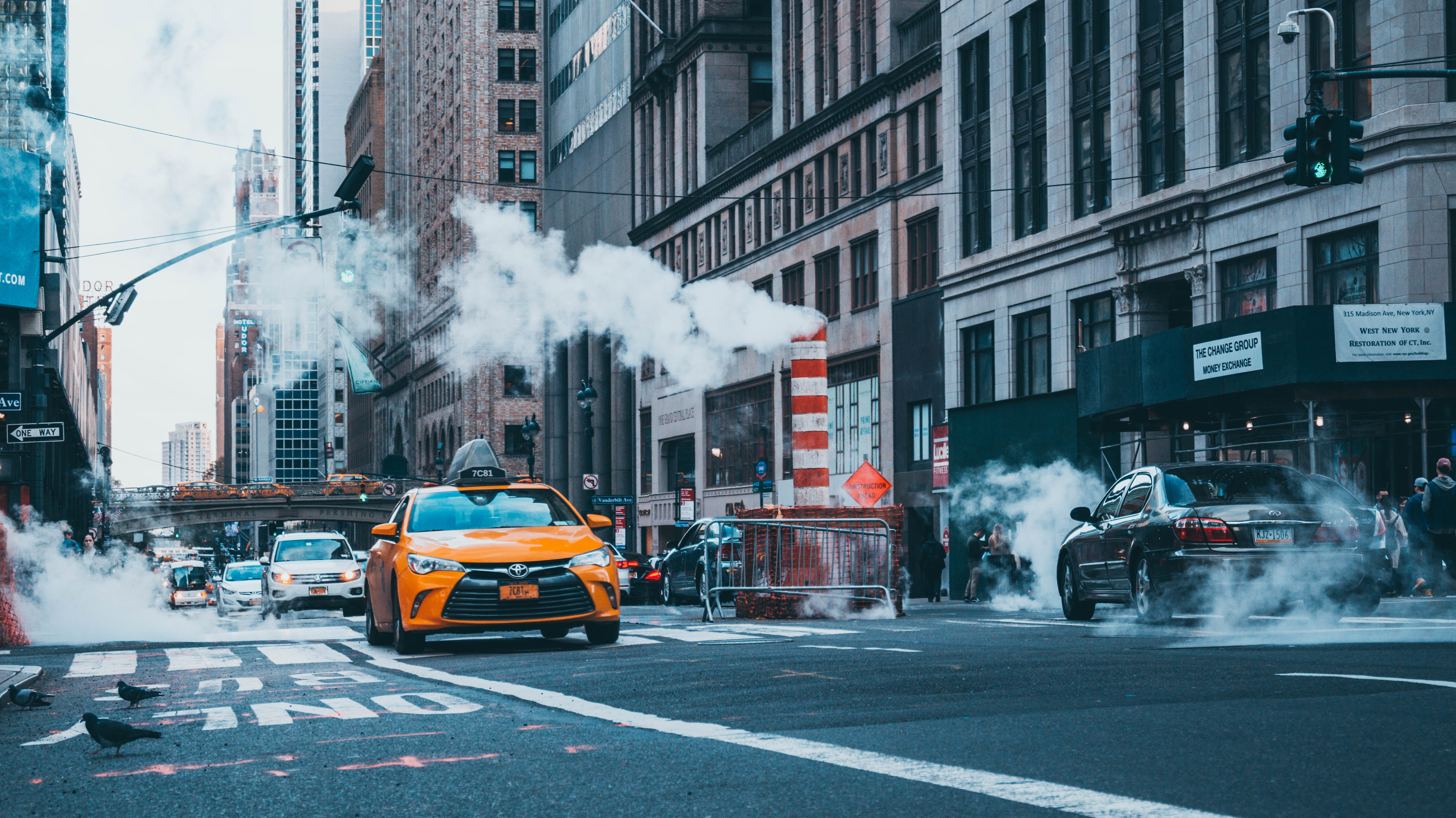 New York Smoke Street - HD Wallpaper 