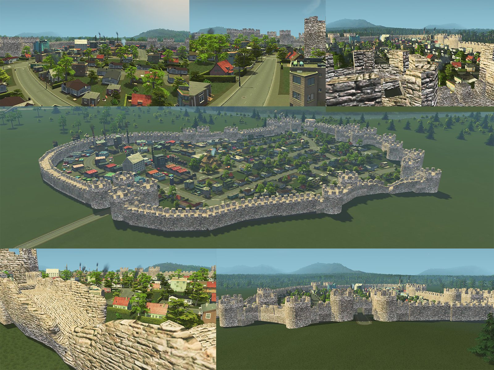 Cities Skylines Medieval City - HD Wallpaper 