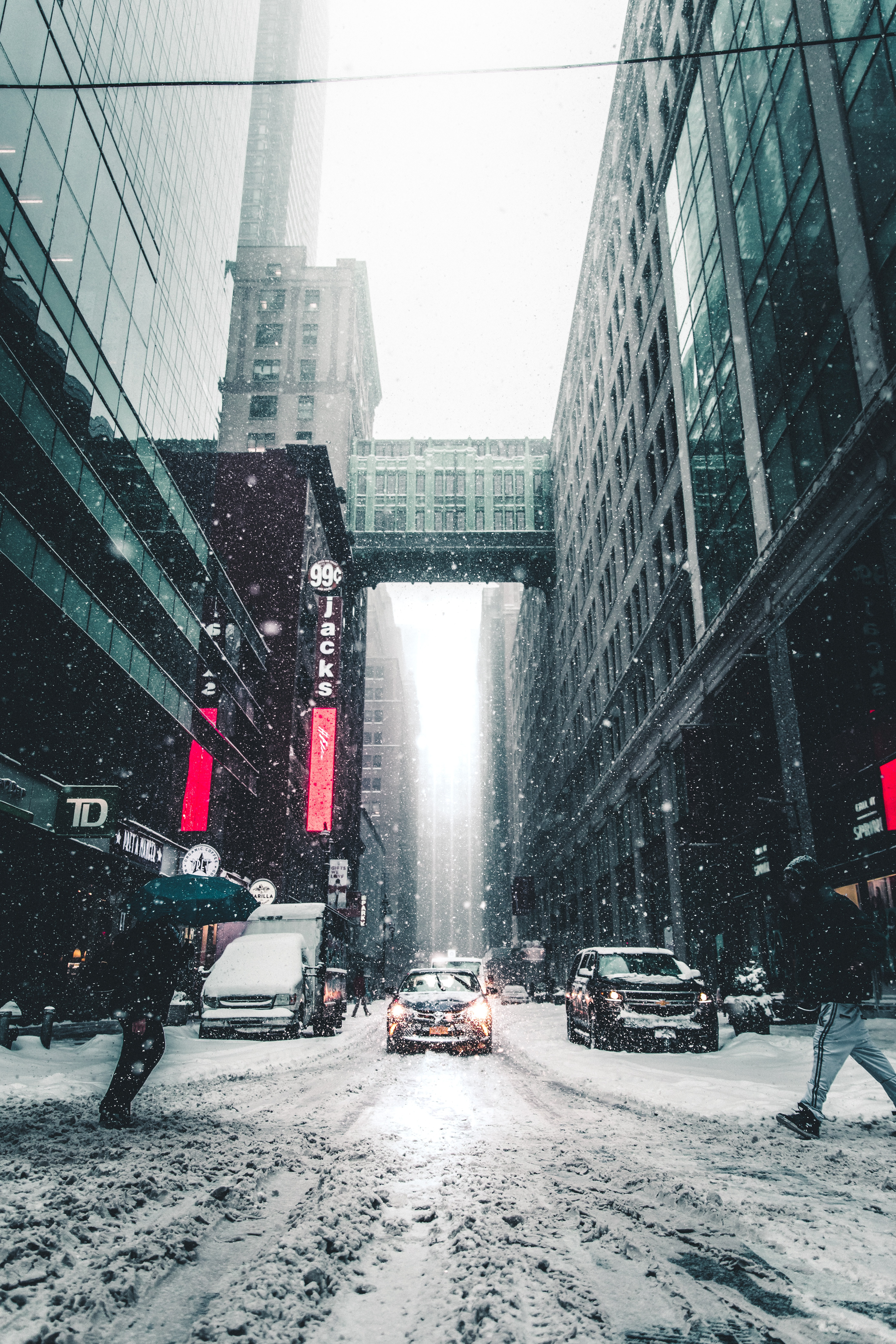 New York Winter Wallpaper - HD Wallpaper 