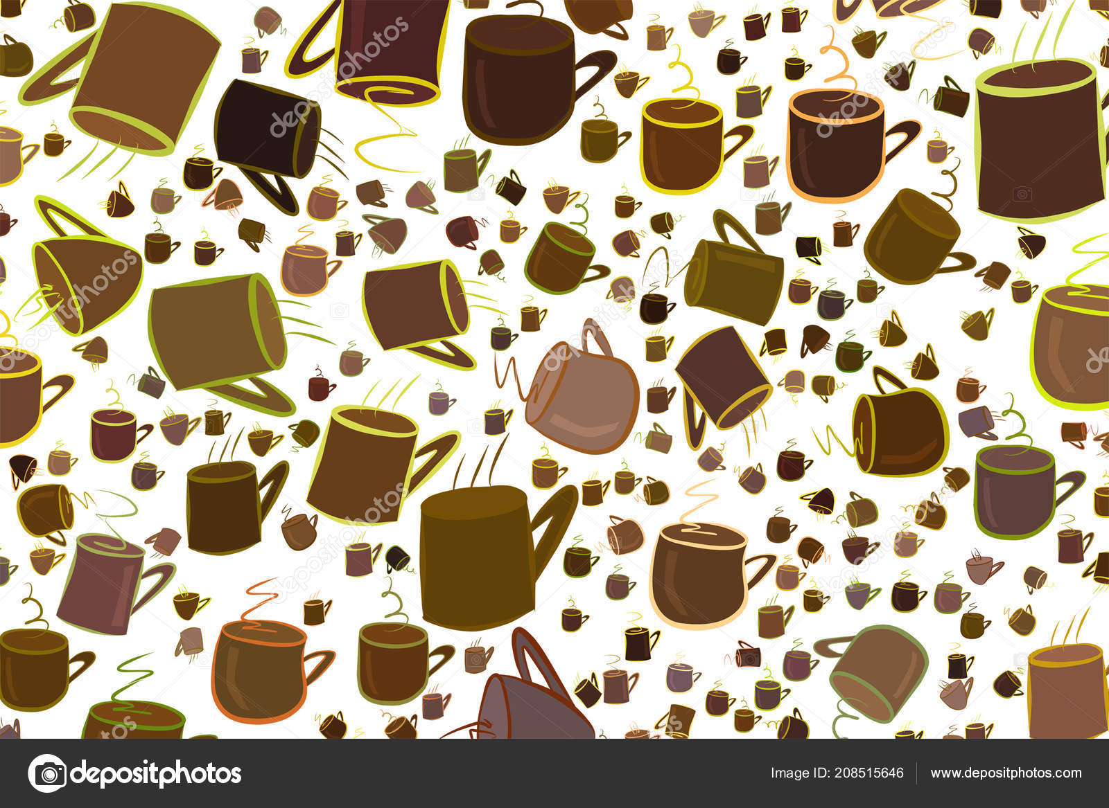 Cafe Dibujo Fondos - HD Wallpaper 