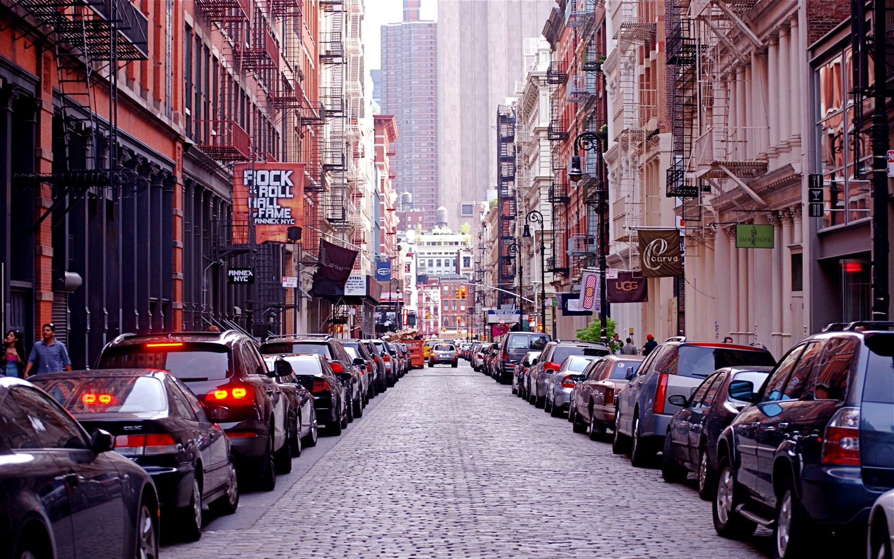 New York Street Background Hd - HD Wallpaper 