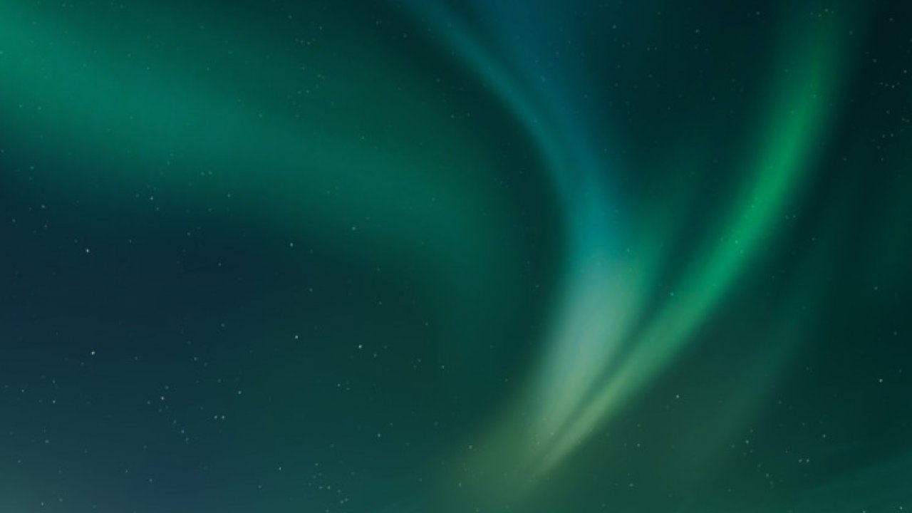 Green, Northern, Lights, , , Iphone, , Wallpaper, By, - Aurora - HD Wallpaper 