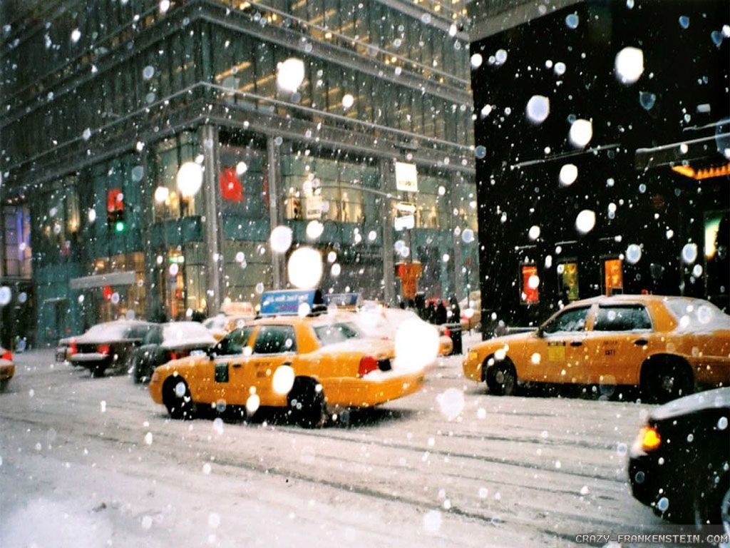 Christmas Wallpaper New York - HD Wallpaper 