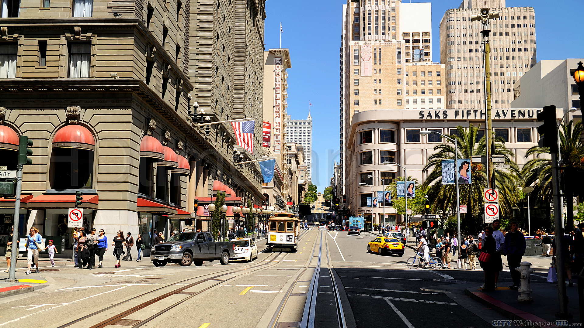 Beauty San Francisco - Shopping California Downtown Union Square San Francisco - HD Wallpaper 