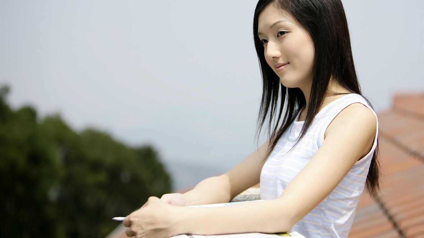 Vida De Mulheres Modernas Orientais Wallpaper - 清纯 少女 - HD Wallpaper 