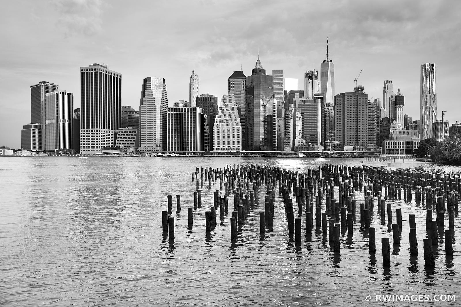 Manhattan Skyline New York City New York Black And - New York City Fine Art - HD Wallpaper 