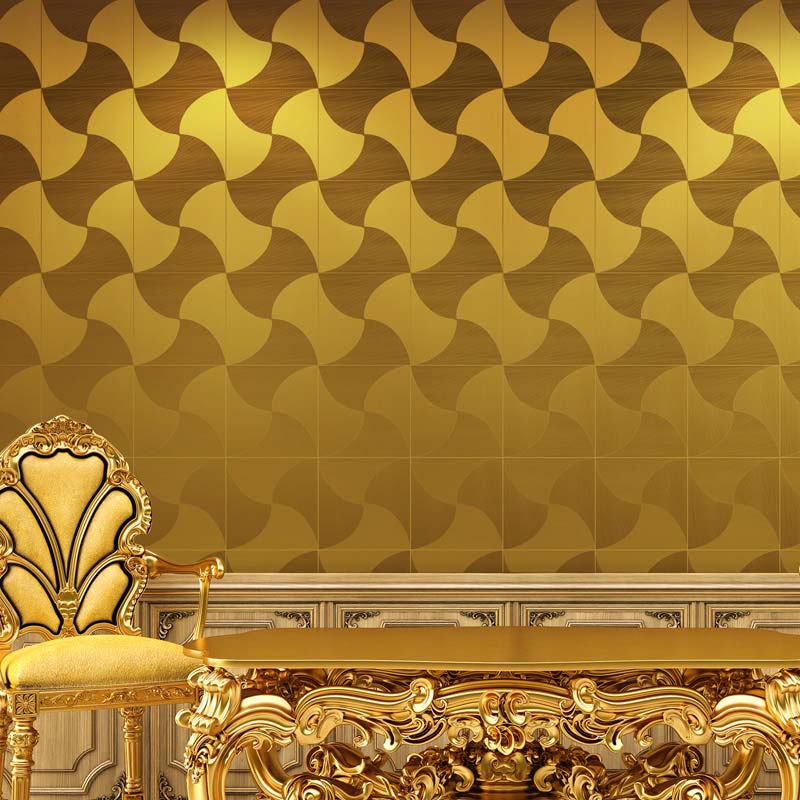 Geometric Glitter Wallpaper Background Wall Gold Foil - Gold Silver Background 3d - HD Wallpaper 
