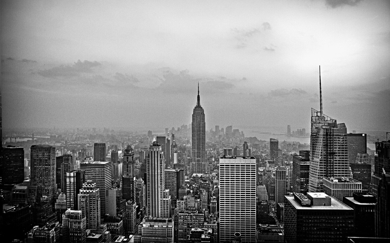 New York City Wallpaper Black And White - New York City - HD Wallpaper 