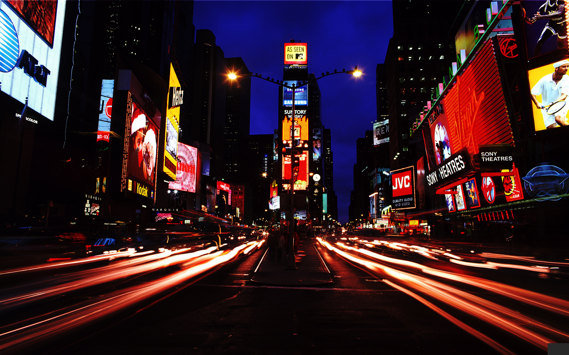 New York Time Square Background - HD Wallpaper 