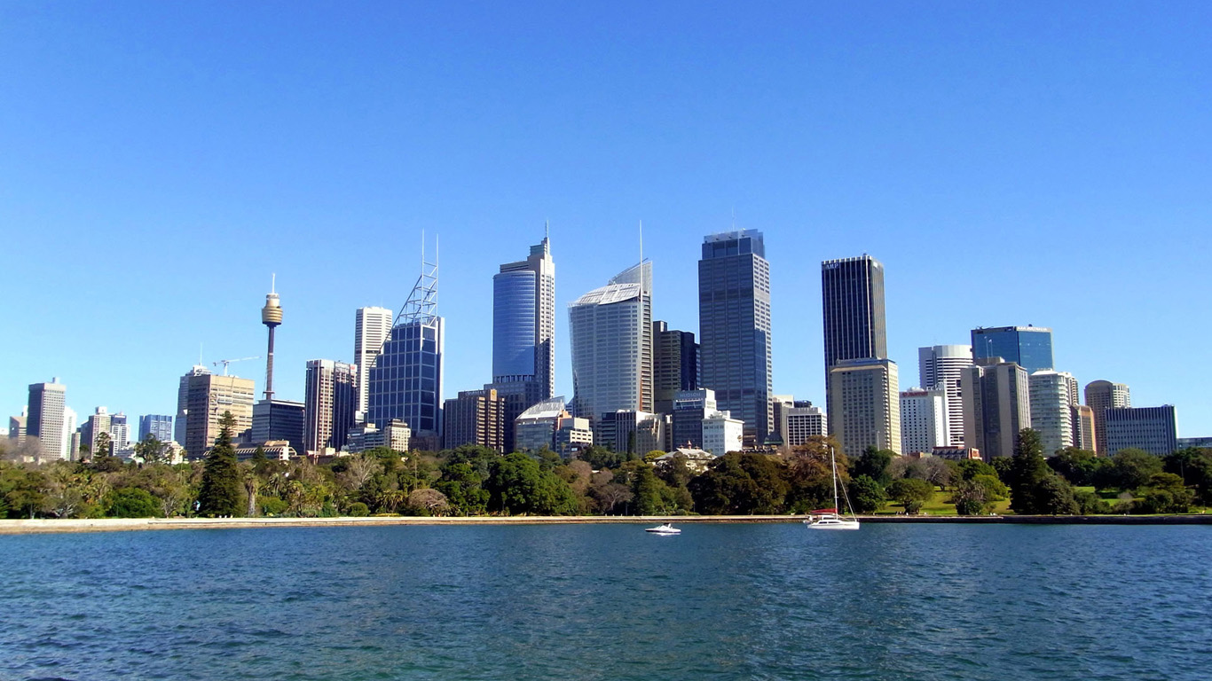 Sydney City Skyline - Sydney - HD Wallpaper 