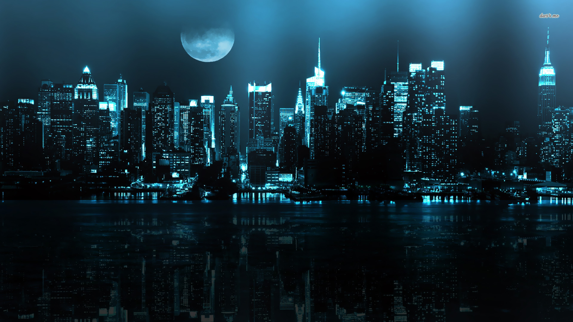 Chicago Background At Night - HD Wallpaper 