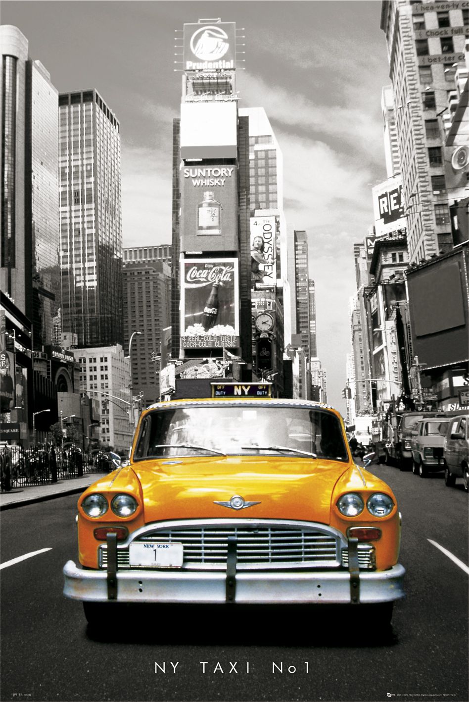 New York Taxi Poster - HD Wallpaper 