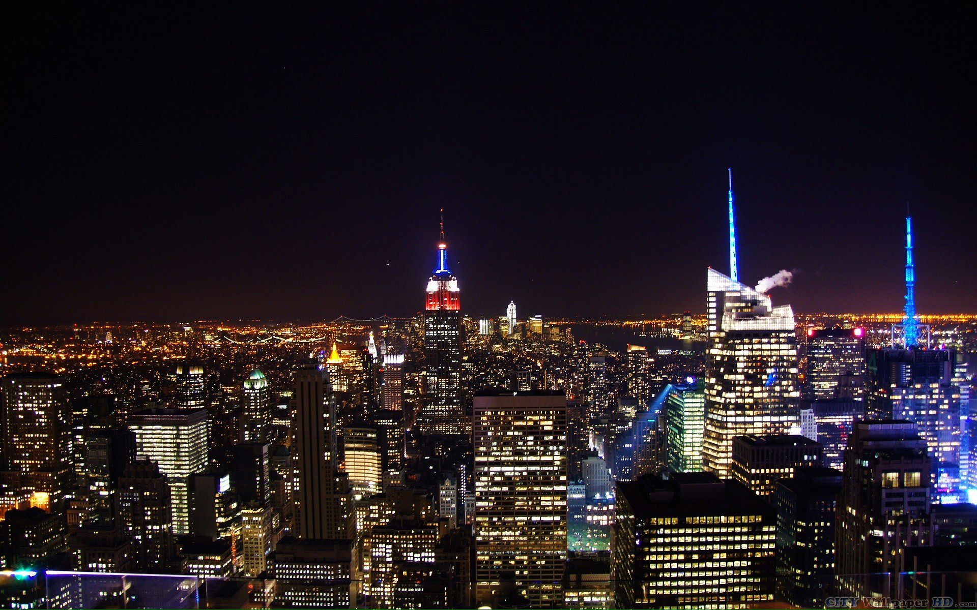 Night New York - New York City - HD Wallpaper 