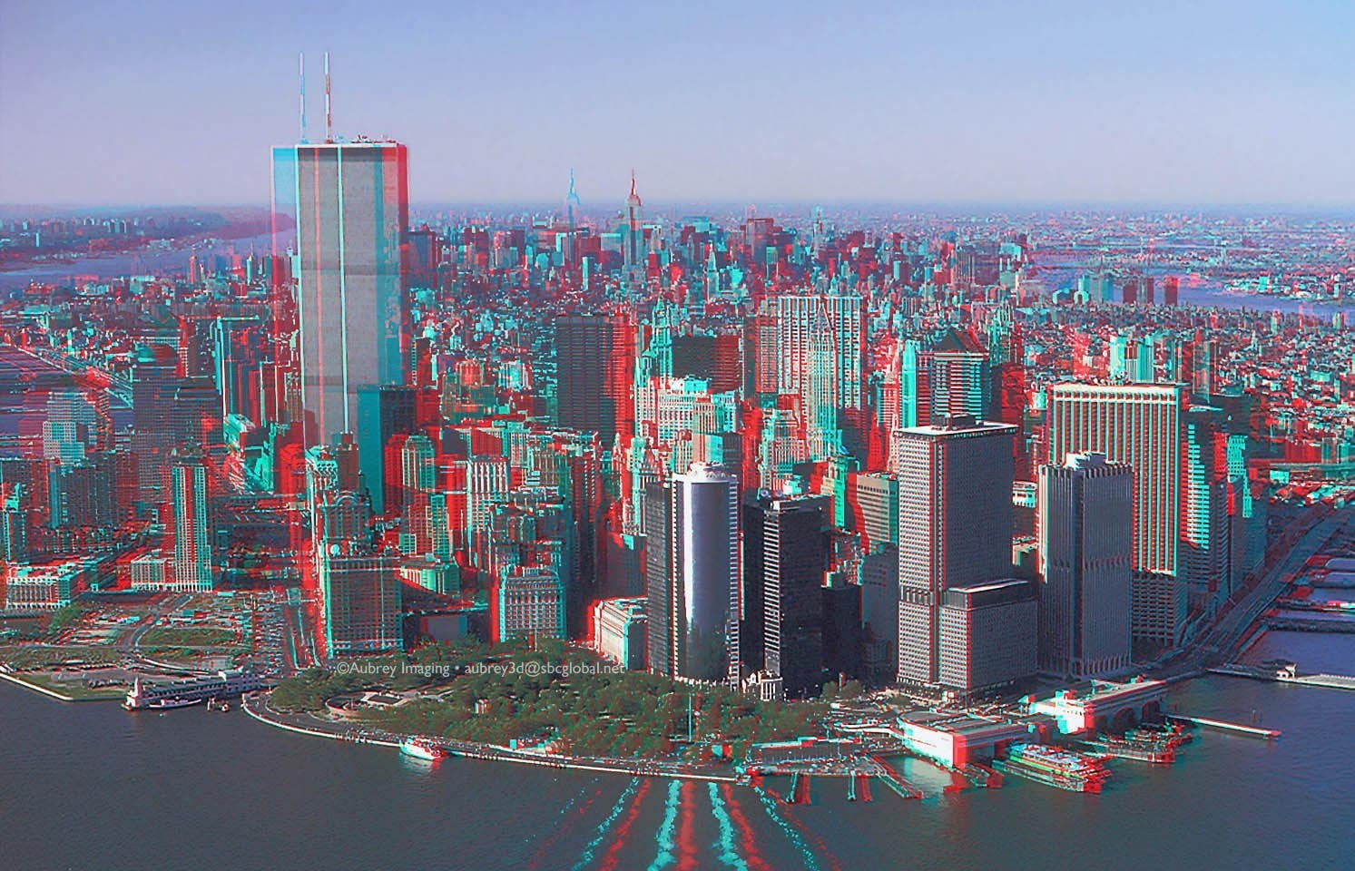 New York Anaglyph - HD Wallpaper 