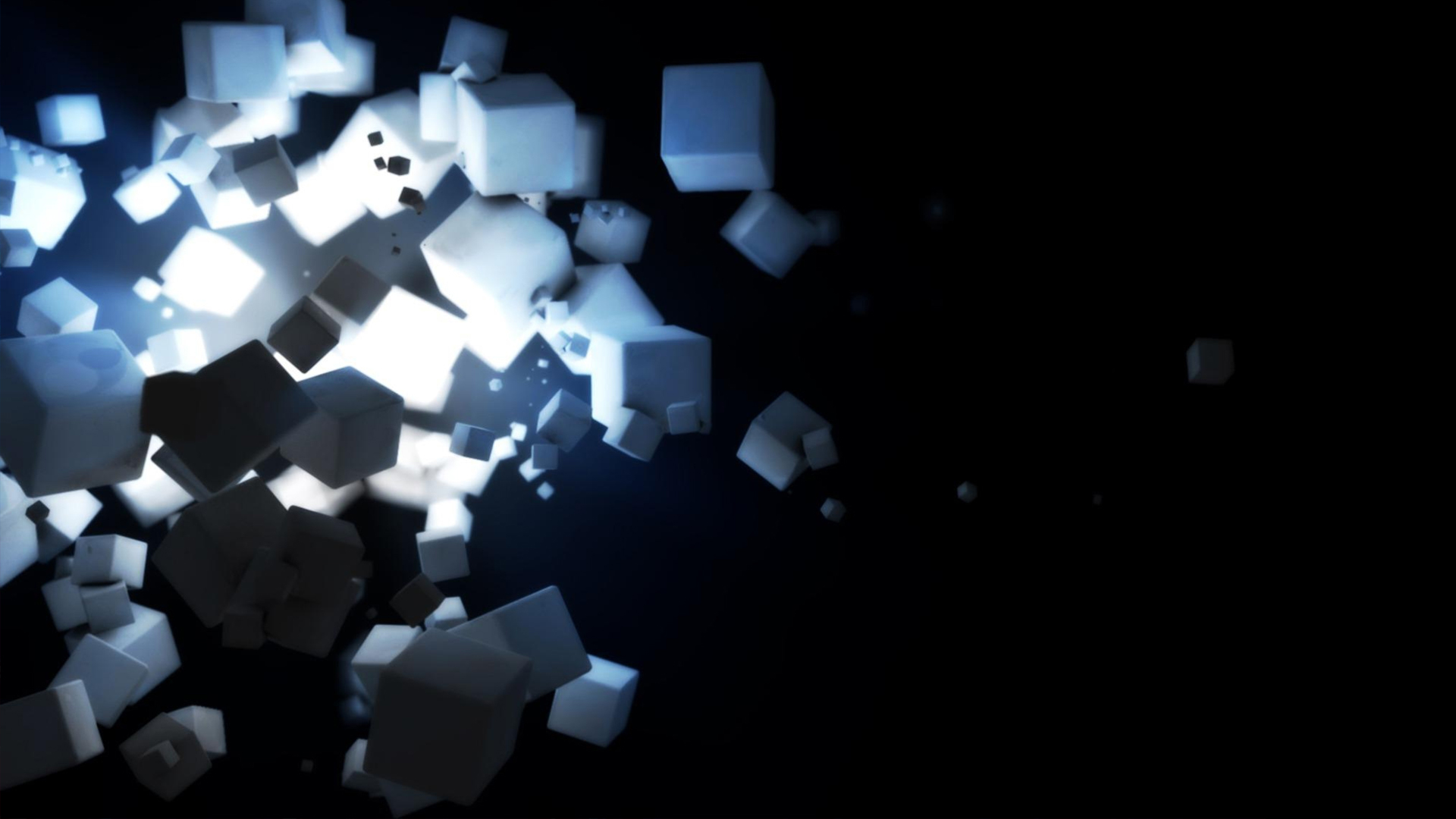 Hd Windows 10 Wallpaper Throw Cubes 3d - Havali Arka Plan Resimleri - HD Wallpaper 