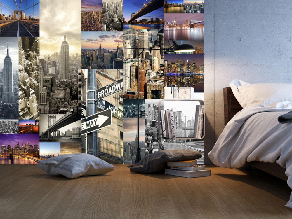 Modern Wallpaper Magma Streets Of New York - Trotec Tvm 18 S - HD Wallpaper 