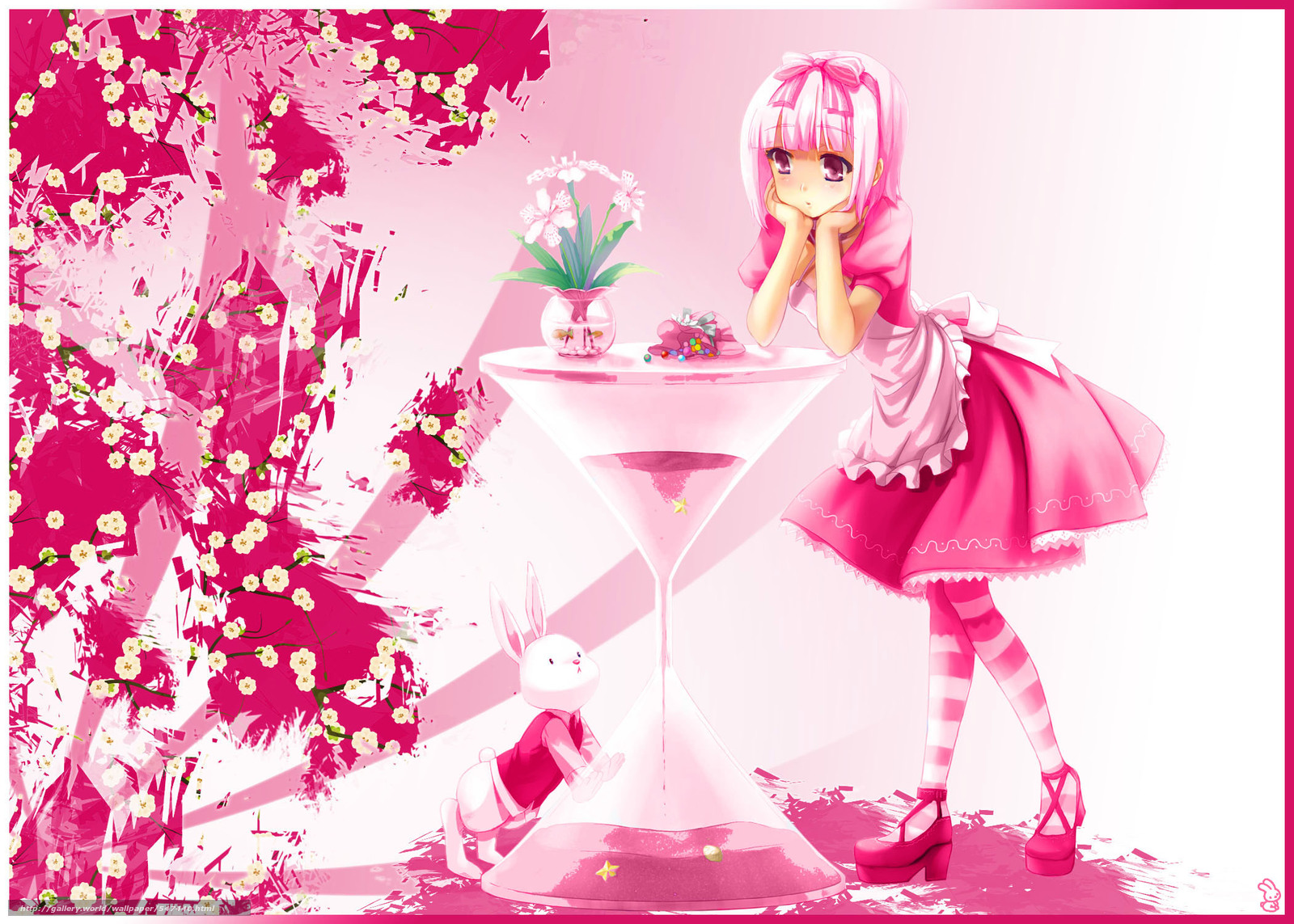 Baixar Wallpaper Meninas, Anime, 3d, Arte Papis De - Fonds D Ecran Filles - HD Wallpaper 