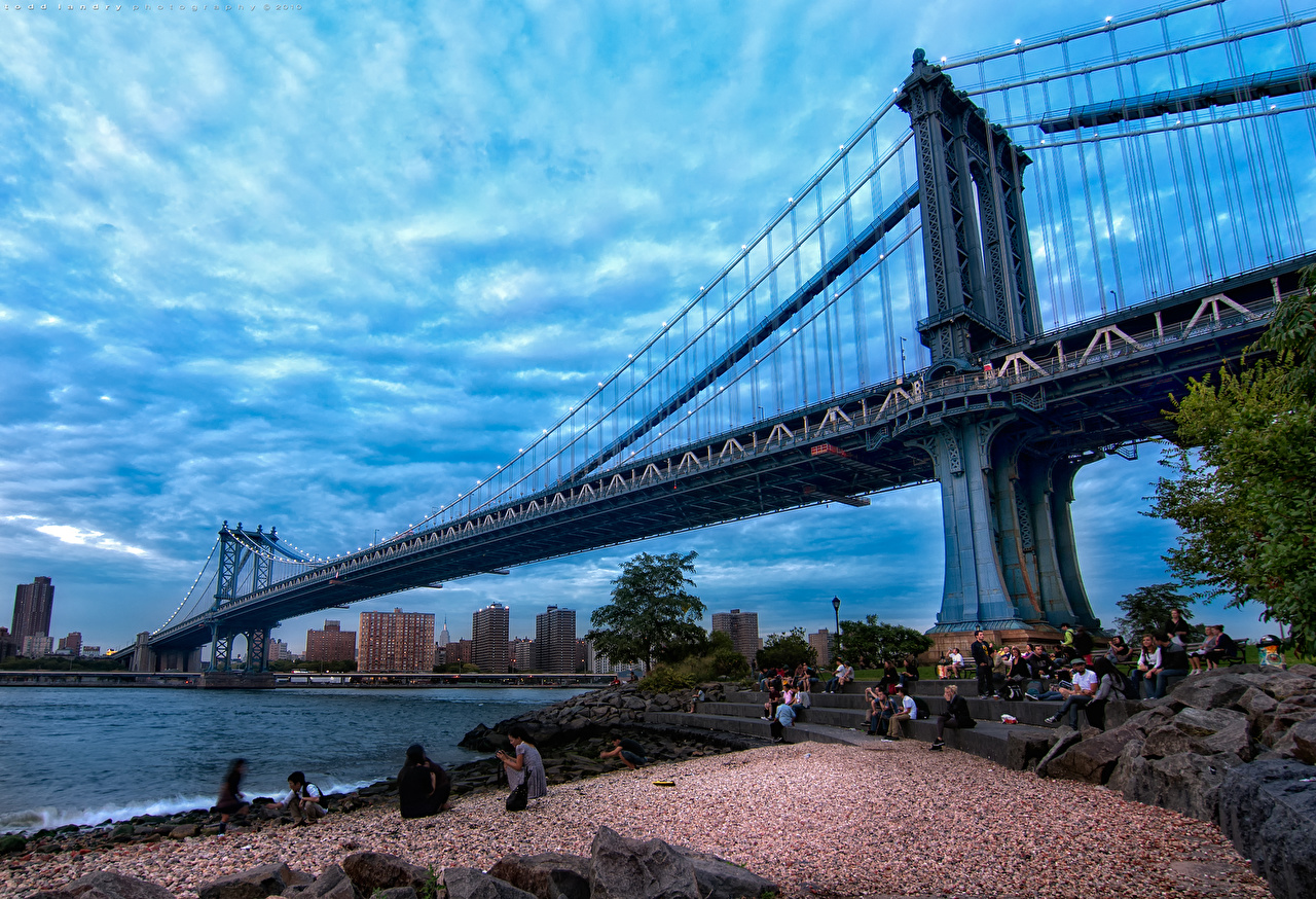 Manhattan Bridge Wallpaper Png - HD Wallpaper 